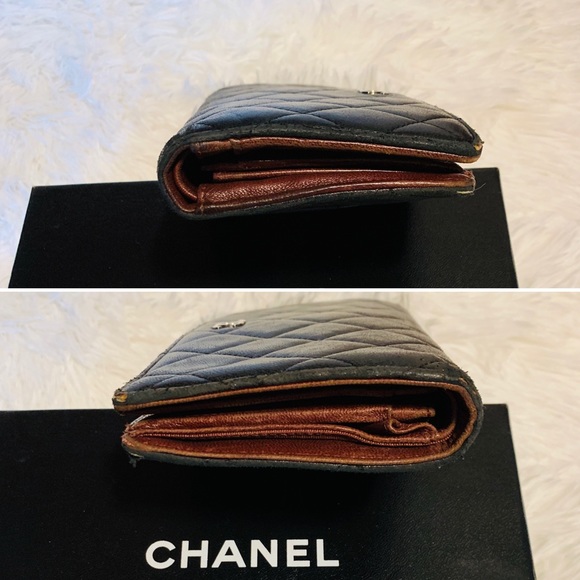 🖤Chanel CC Matelasse Bifold Long Wallet 𝑊𝑂𝐶🌸 - Picture 3 of 8